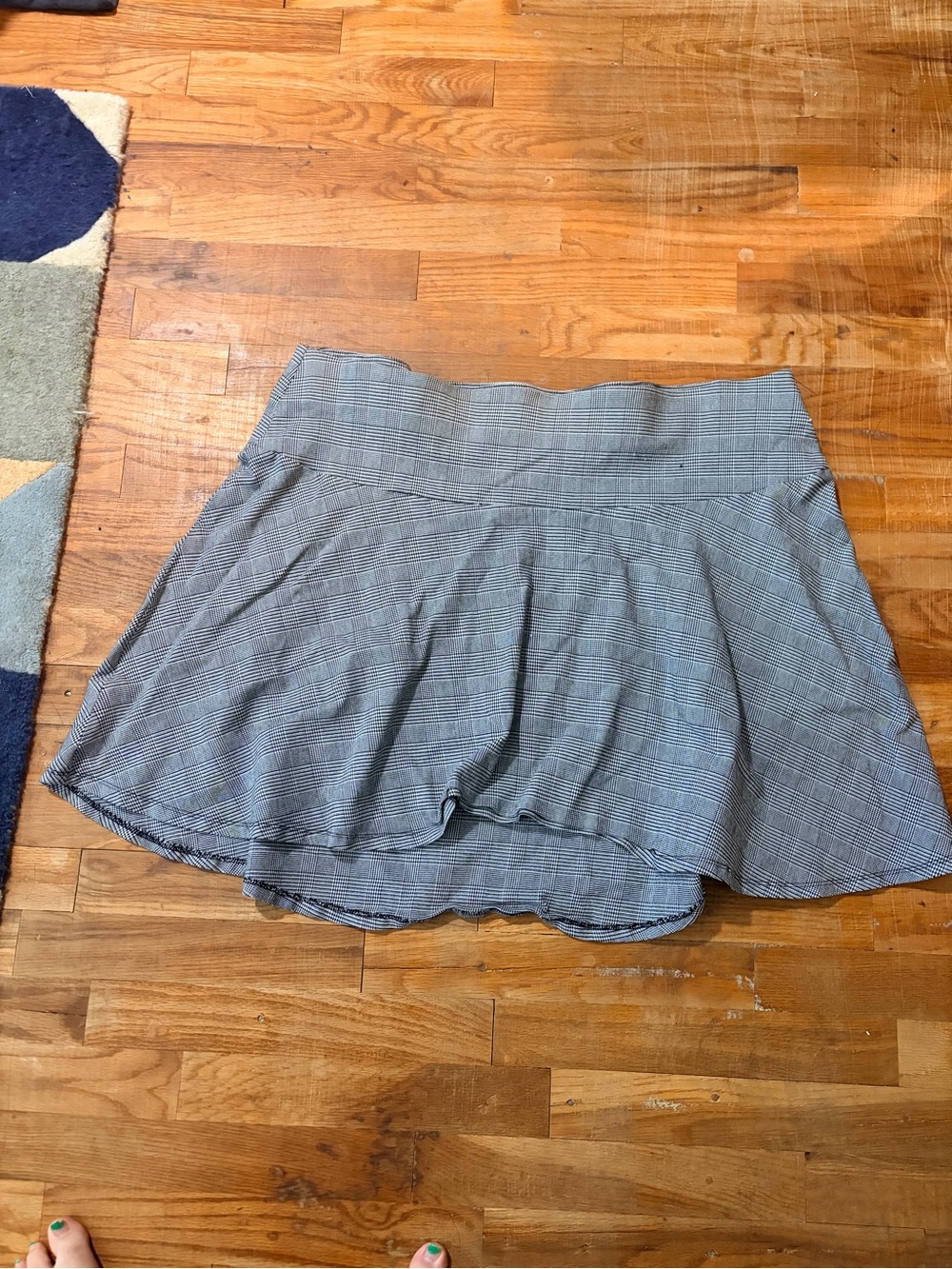 torrid Gray Plaid Skirt